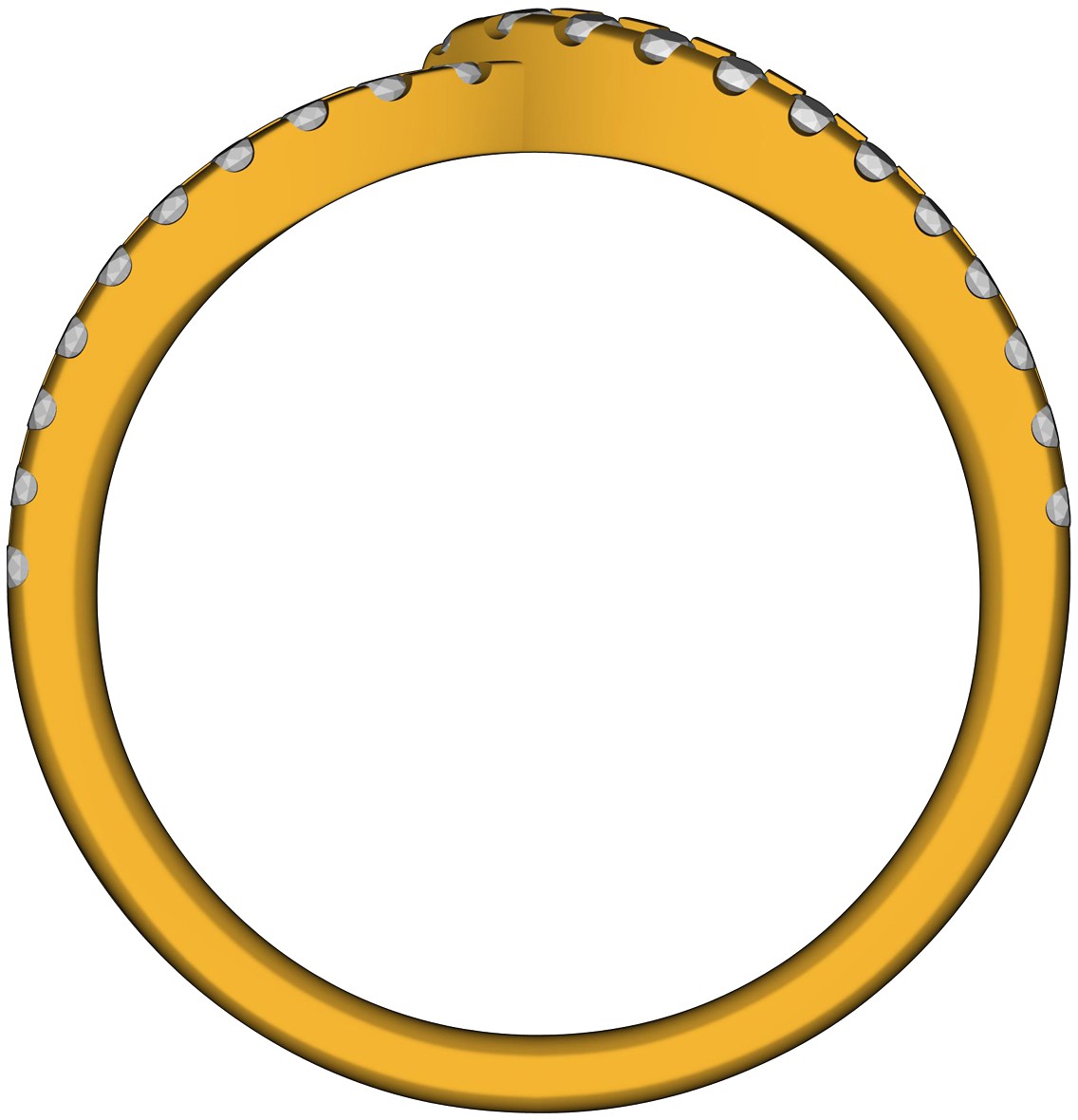 戒指吉缘百合系列女戒副款