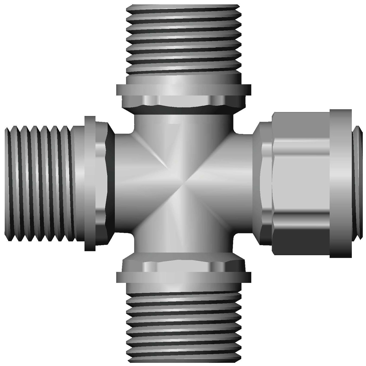 管道连接件四通