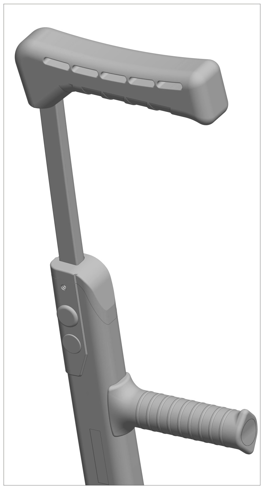 本外观设计产品的名称:伸缩拐杖.2.