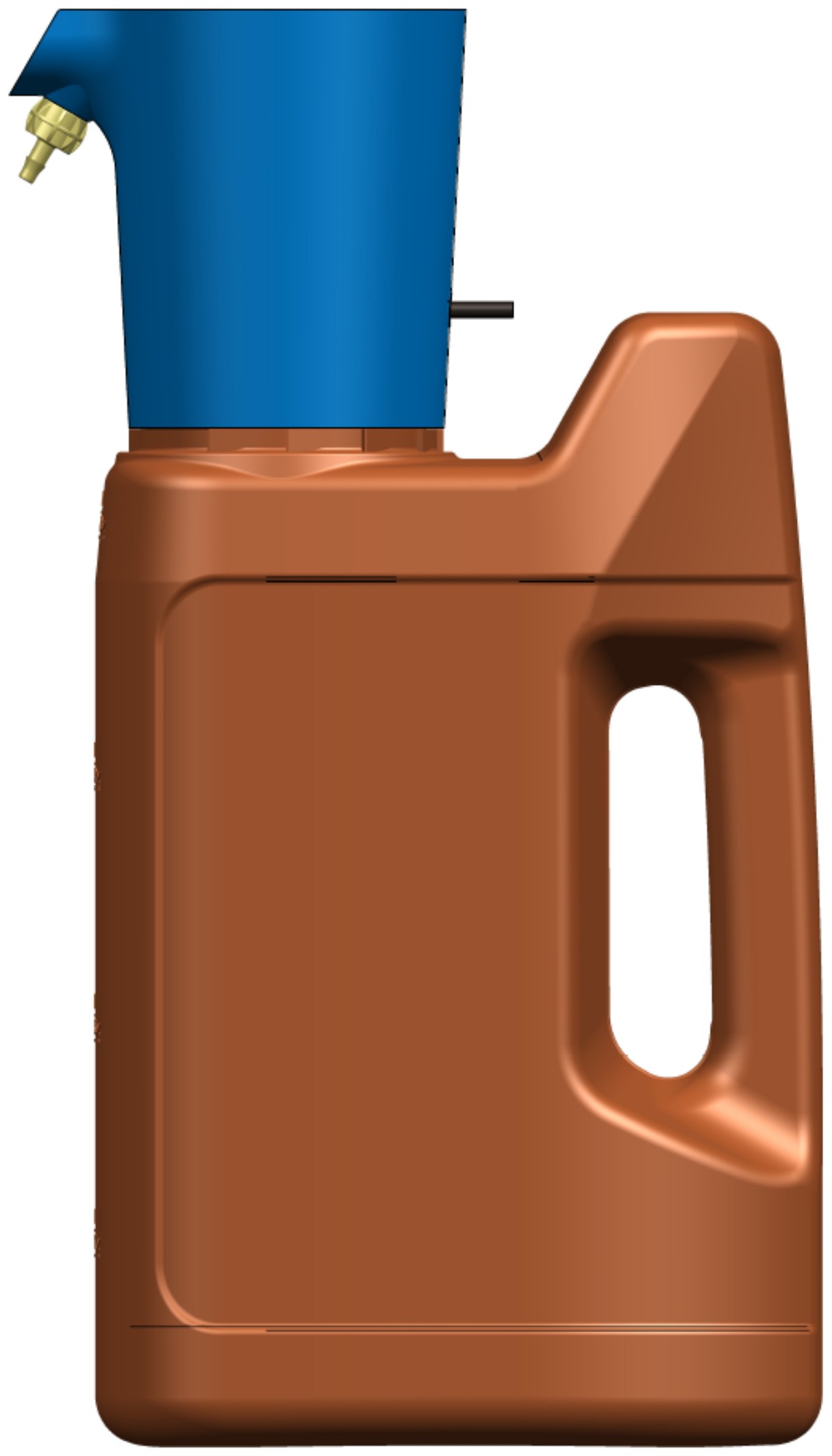 1.本外观设计产品的名称:浇灌喷壶(智能型).2.