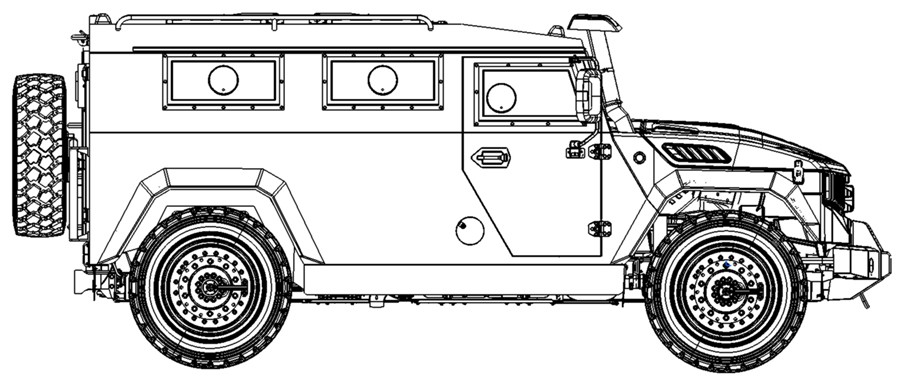 cn306092184s_轮式装甲车(三门)