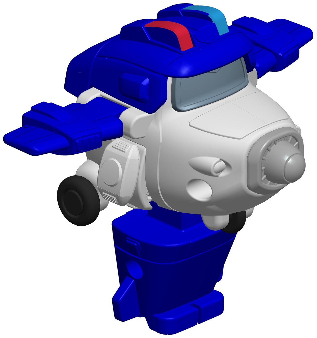 变形玩具包警长机器人形态