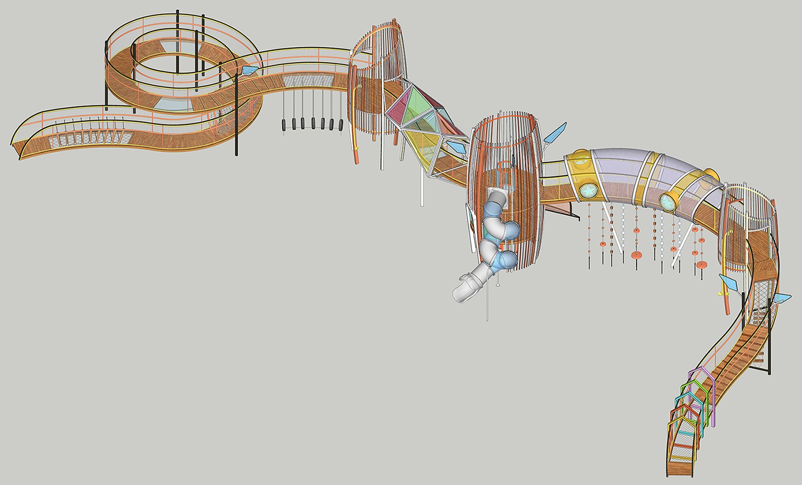 娱乐设备多彩时空隧道