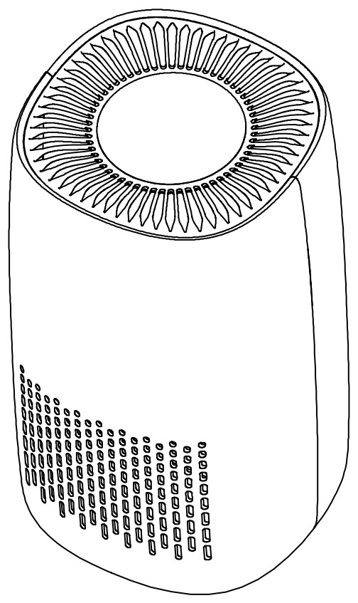 空气净化器的画法图片