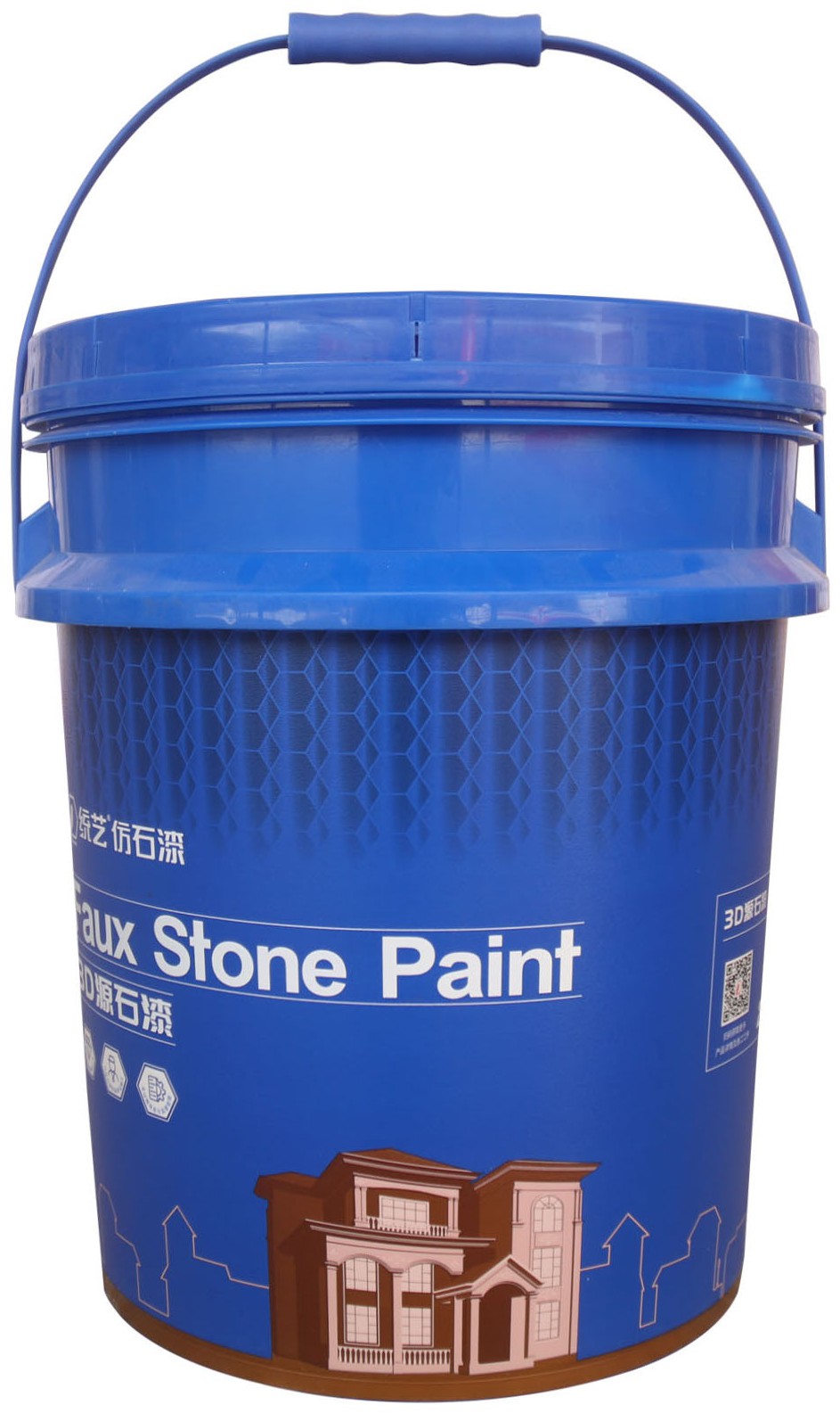 包装桶仿石漆