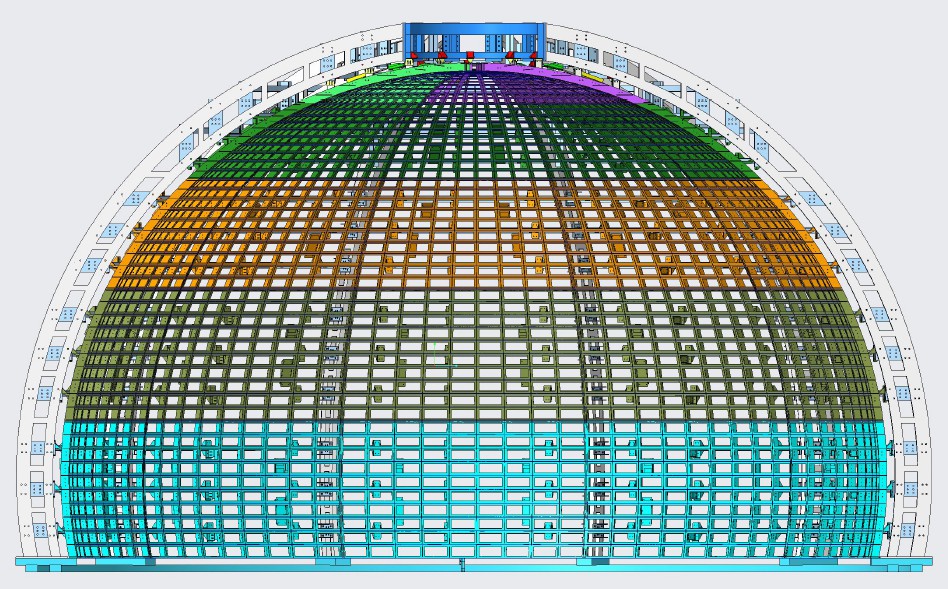 内弧形led显示屏的内弧形框架