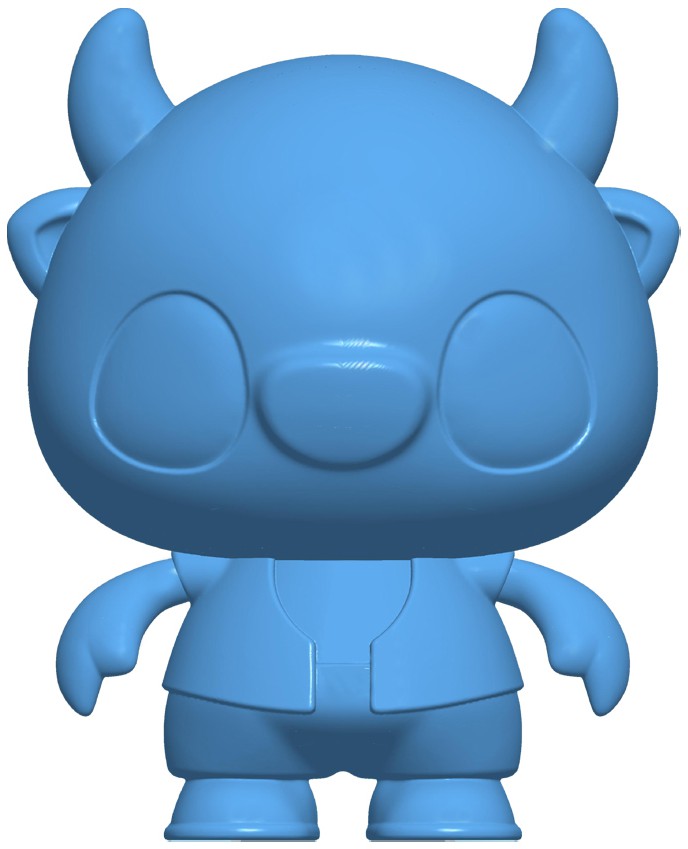 本外观设计产品的名称:玩具(公仔牛).2.