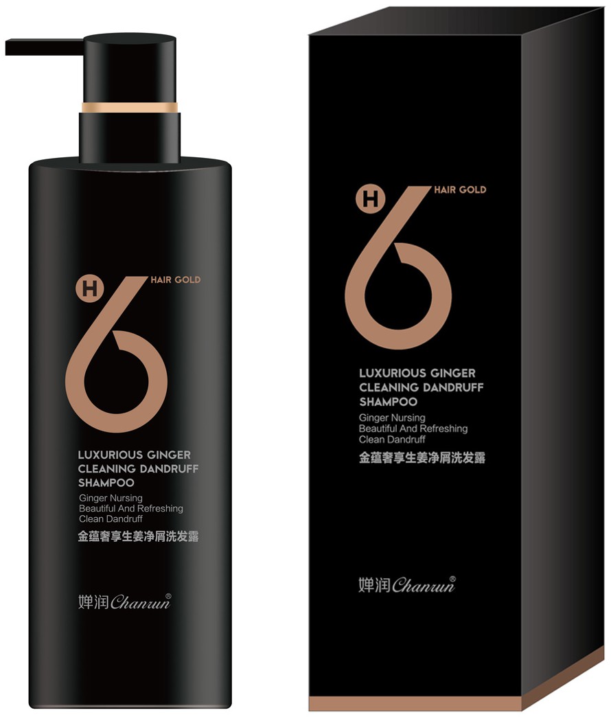 洗发露包装套件婵润人参礼盒