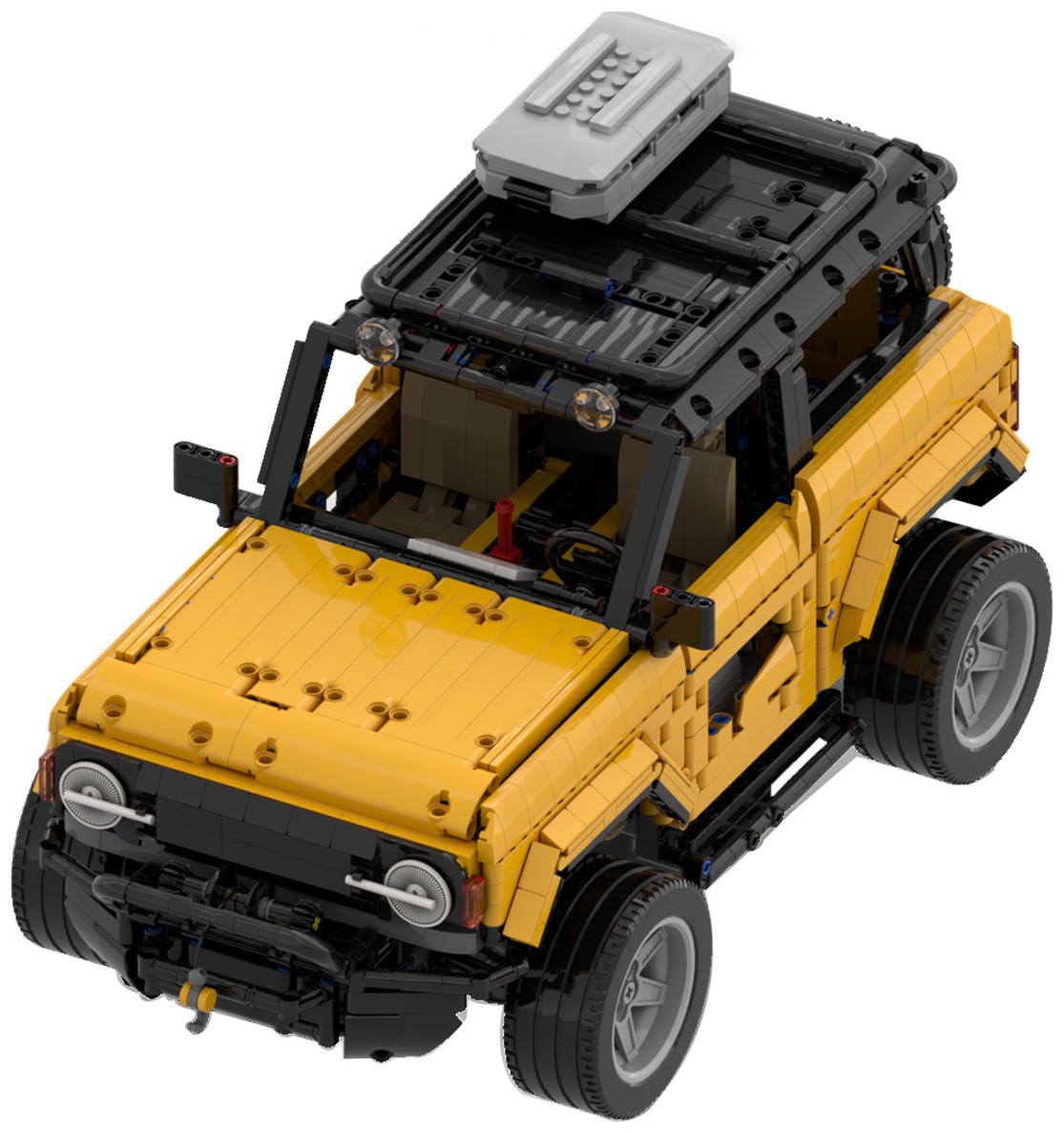 玩具越野积木车