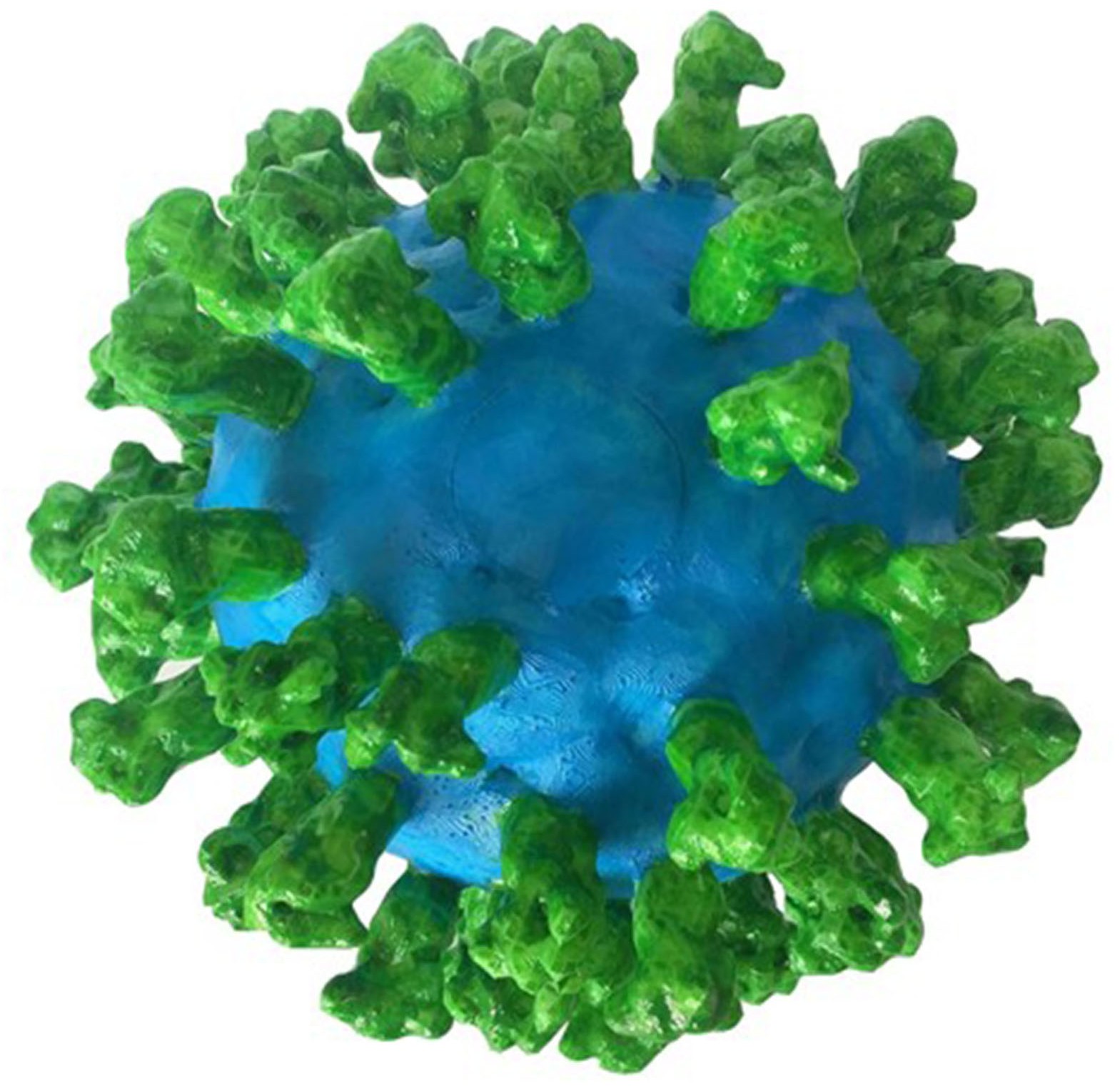 新型冠状病毒模型图片
