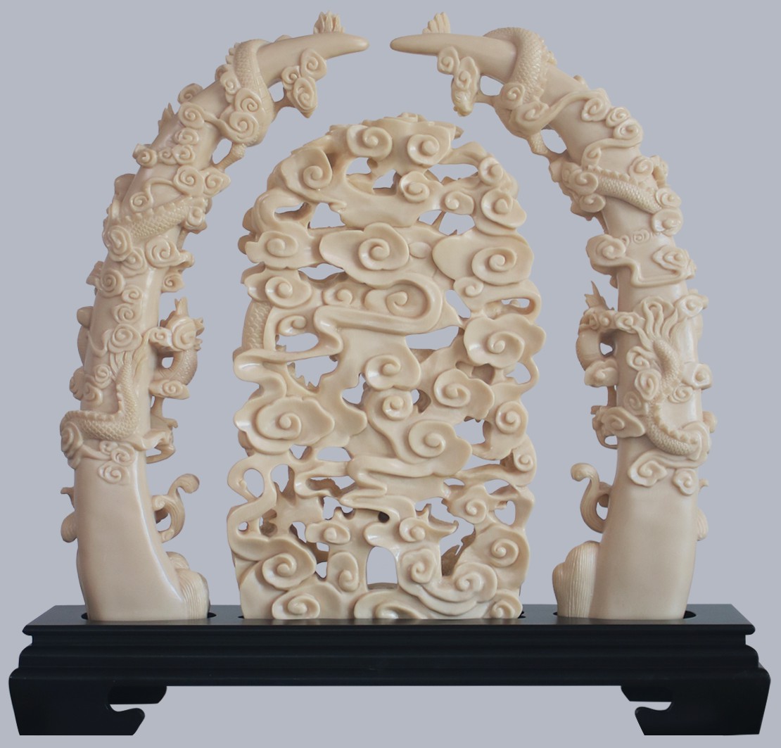 工艺品九龙如意