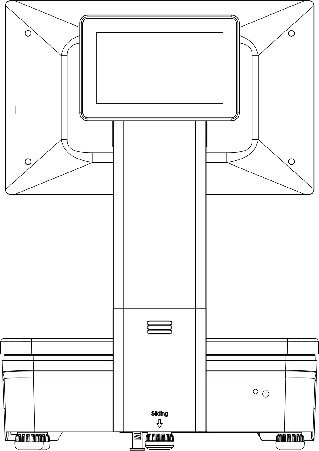cn306510498s_触屏智能电子计价秤