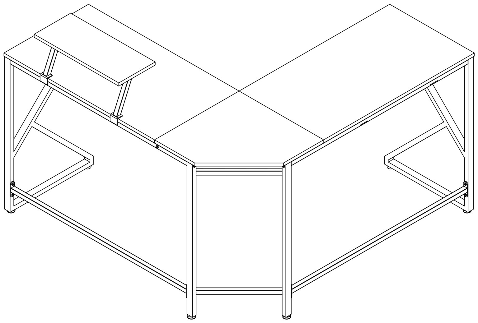 桌子立体平面图图片