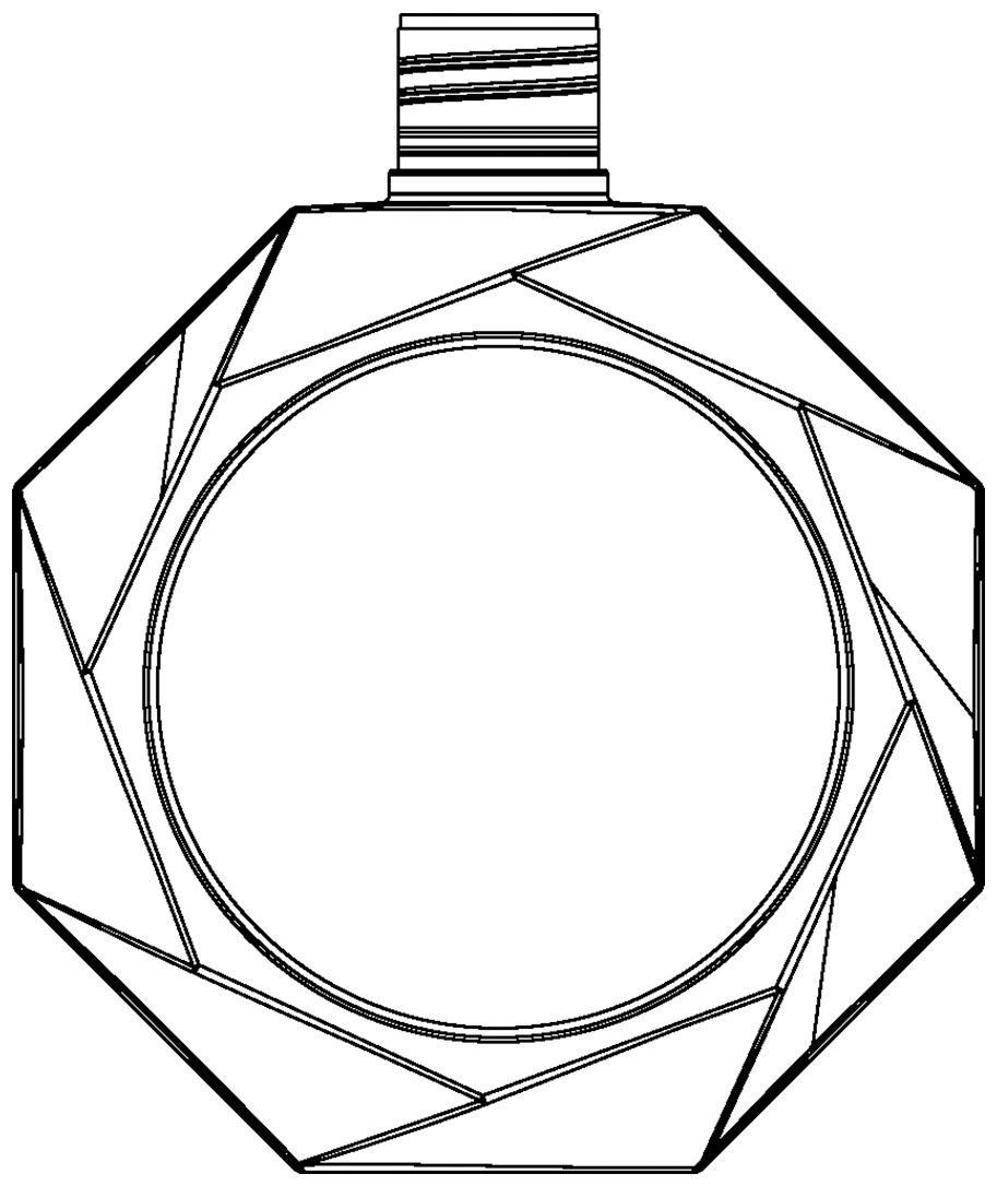 本外观设计产品的设计要点:在于形状与图案的结合.4.最能表明设