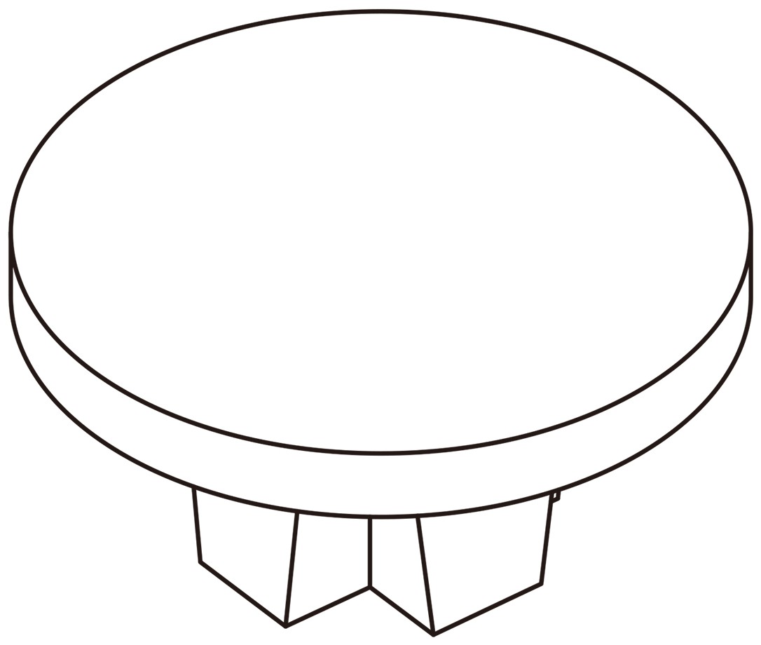 圆形家具简笔画图片