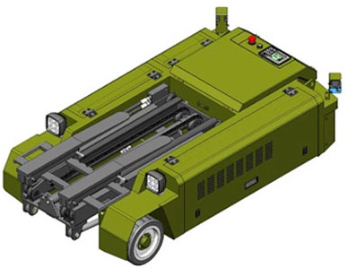 可折叠电驱叉车