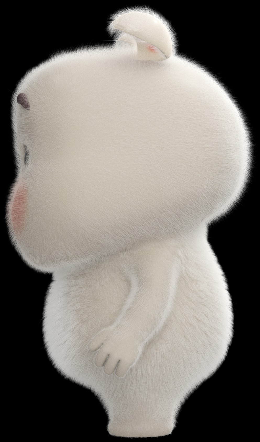 毛绒玩偶短耳兔小胖墩