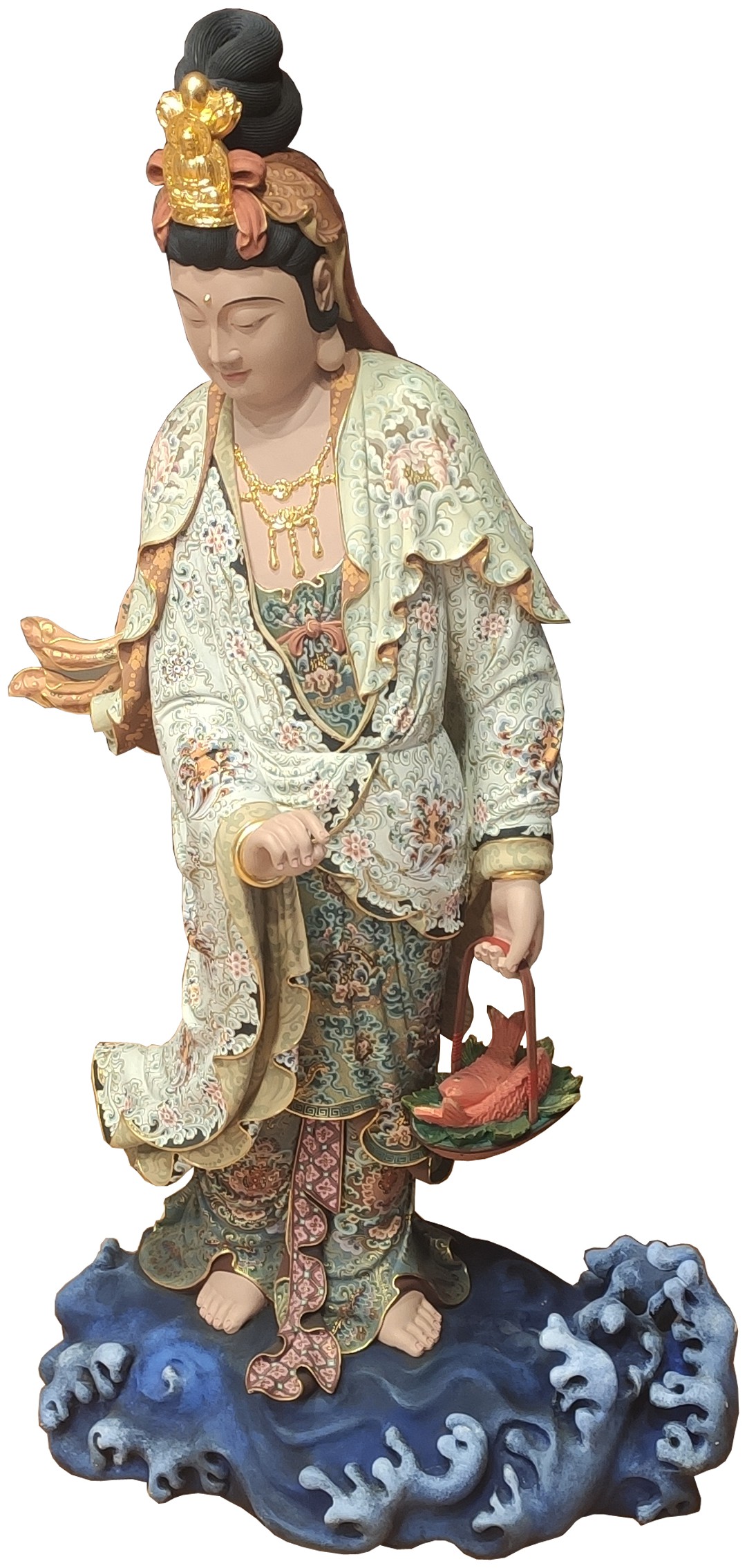 工艺品(鱼篮观音)