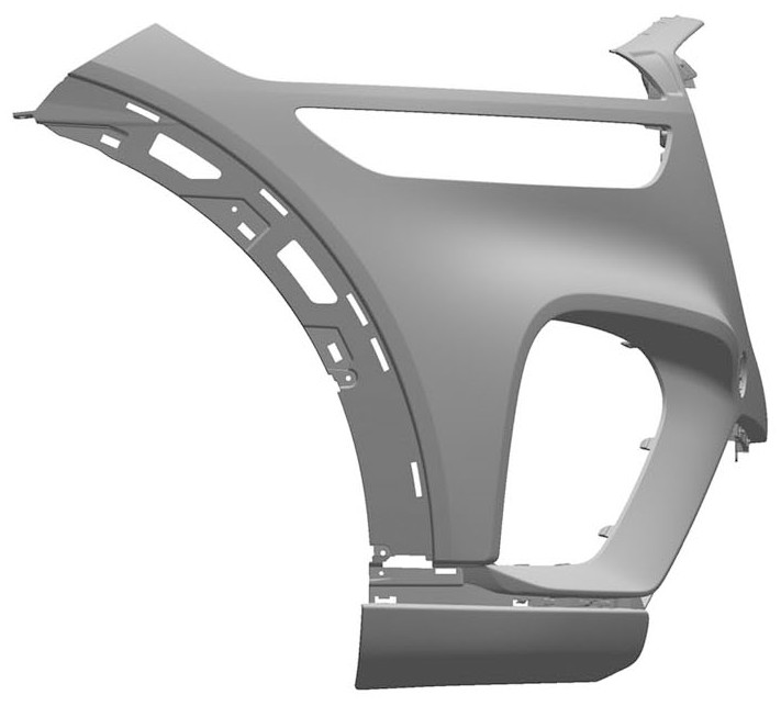 汽车前保险杠罩