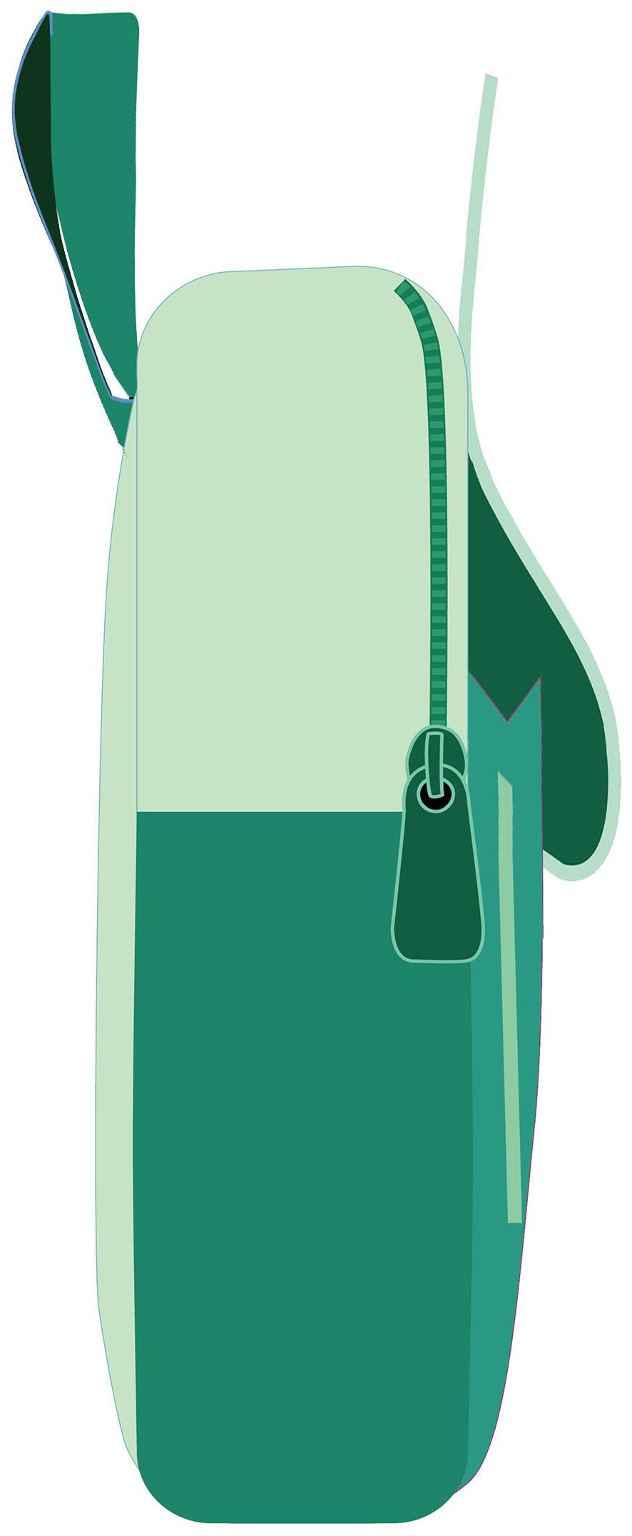 笔袋绿色小恶魔