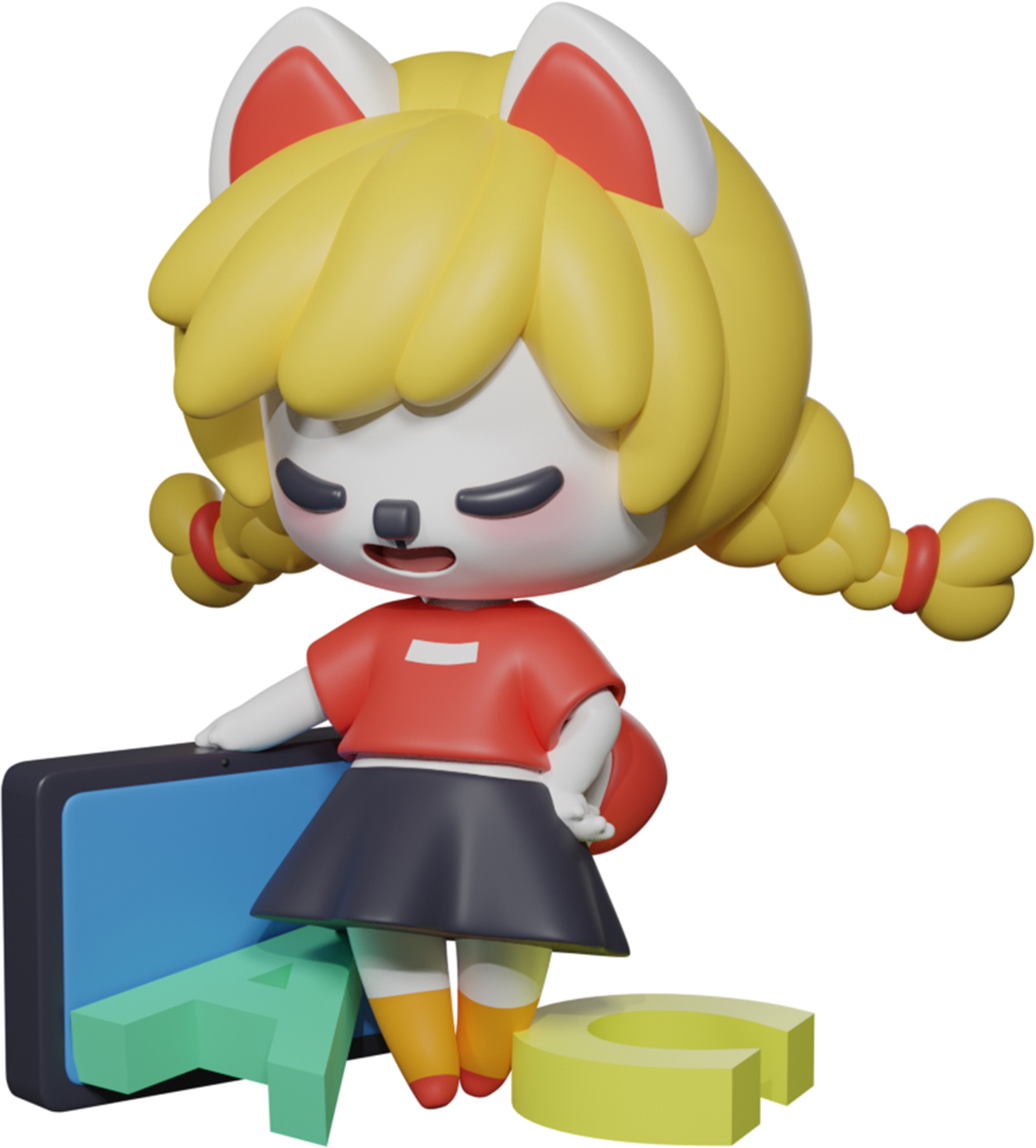 盲盒公仔读书郎英语科代表琉璃系列