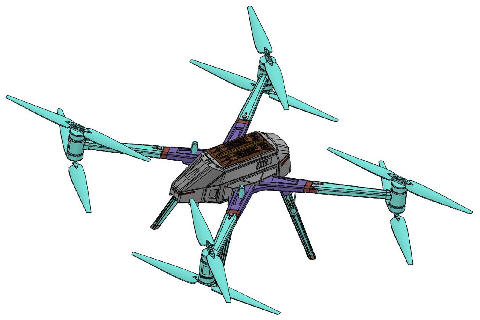 四轴八桨无人机专利_专利申请于2021-08-19_专利查询 - 天眼查