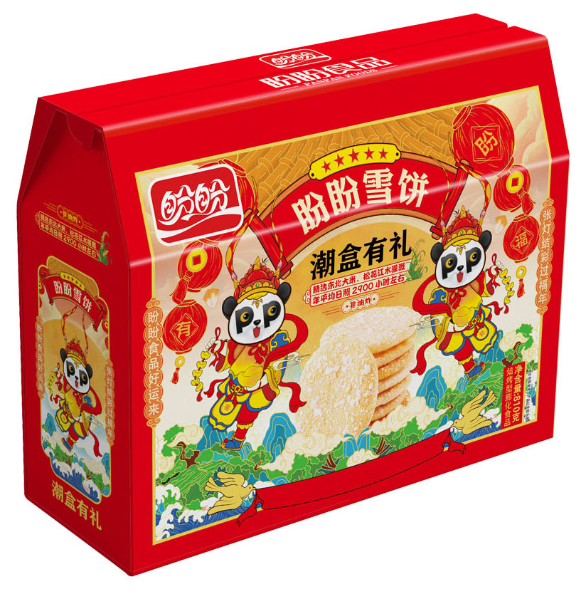 食品包装箱盼盼雪饼