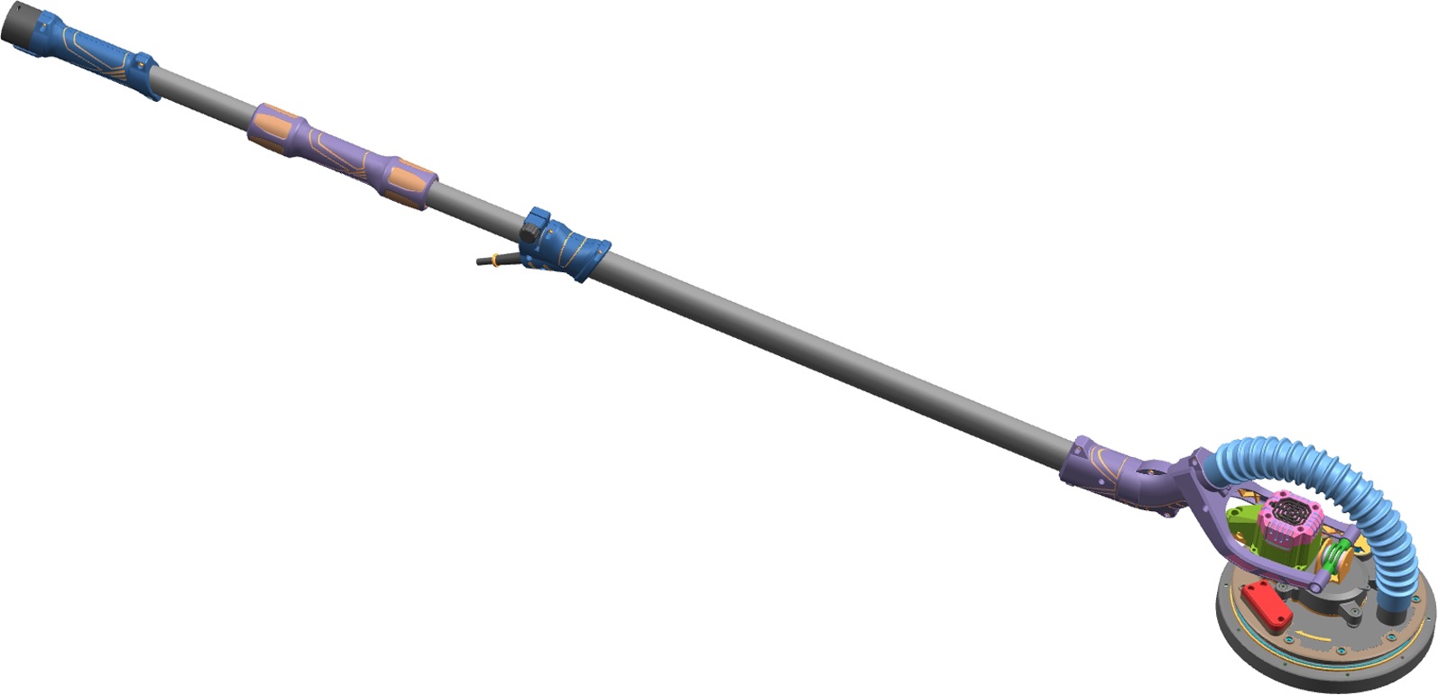 无刷打磨机长杆