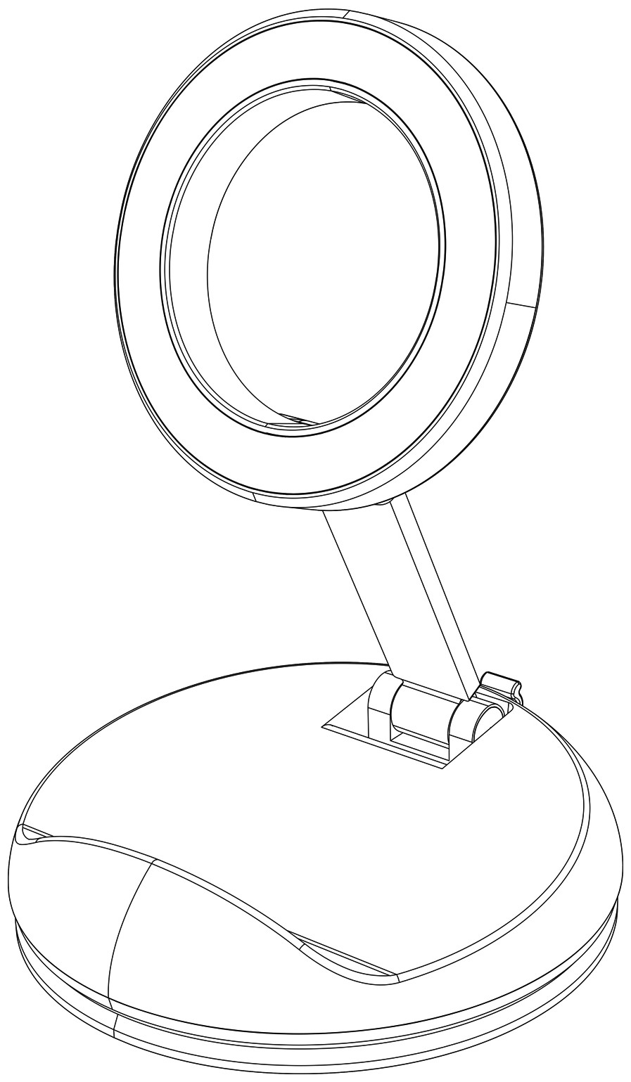 磁吸折叠粘贴式手机支架