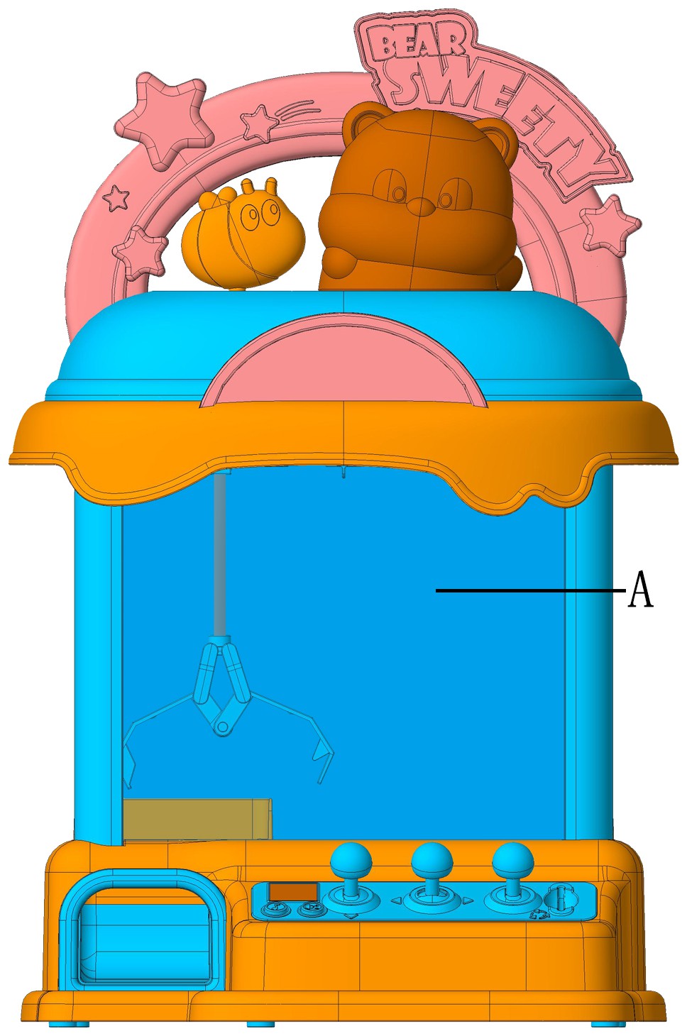 玩具(灯光抓娃娃机)