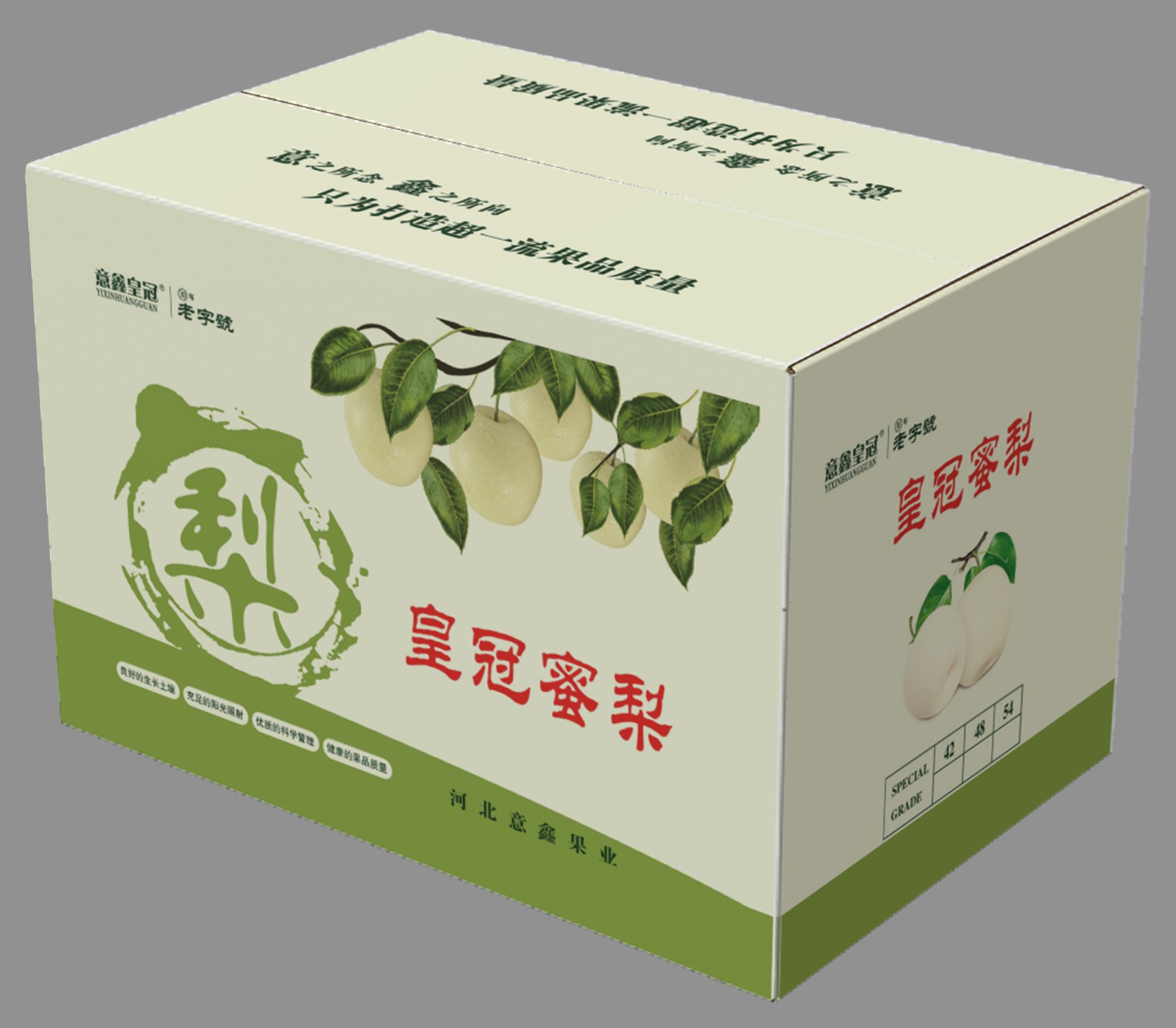 包装箱(意鑫皇冠梨)