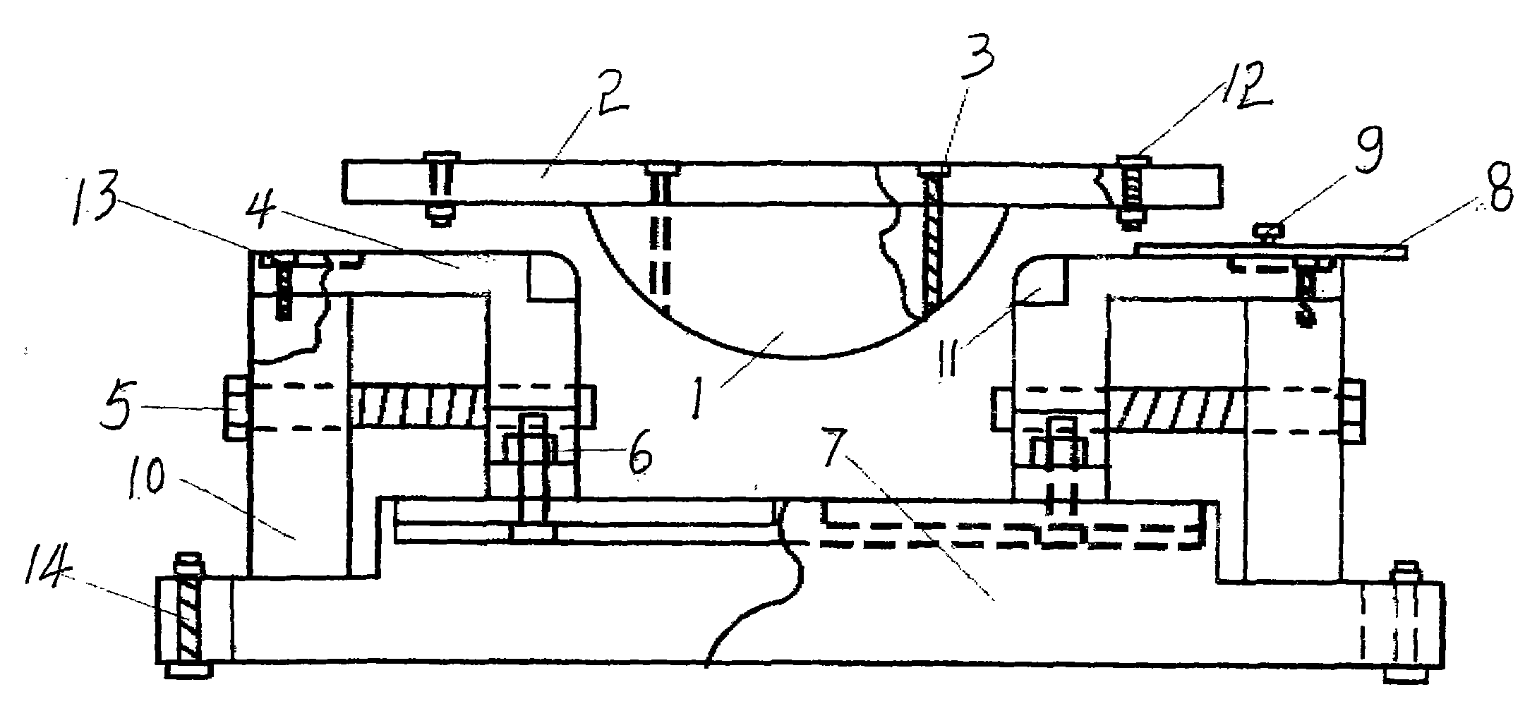 抱箍冷弯冲压成型模