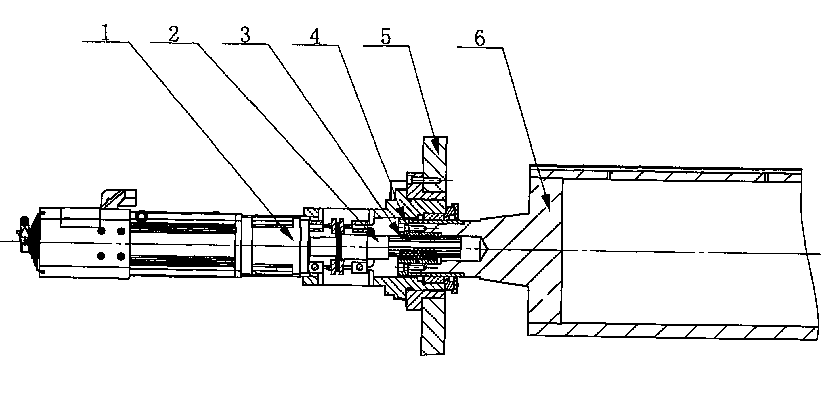 滚珠花键联接传动机构