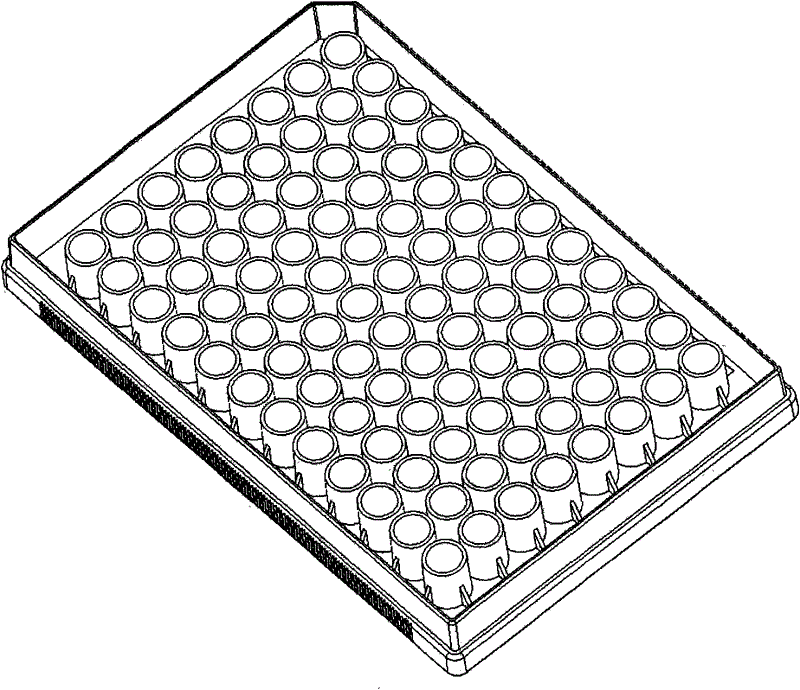 一种无边缘效应的96孔细胞培养板