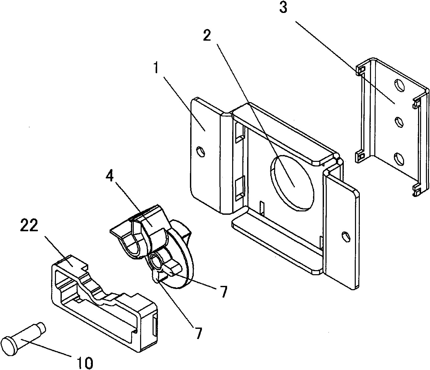 cn201460519u_一种用于文件柜的抽屉互锁机构有效
