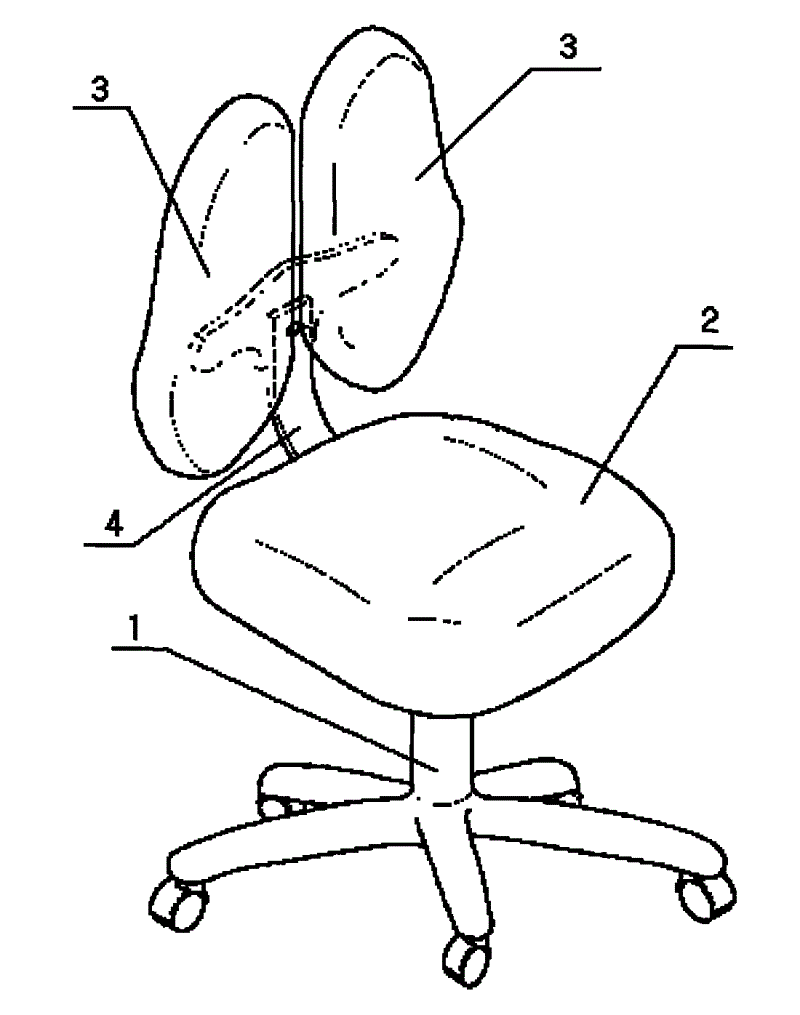 cn201468584u_双靠背椅子失效