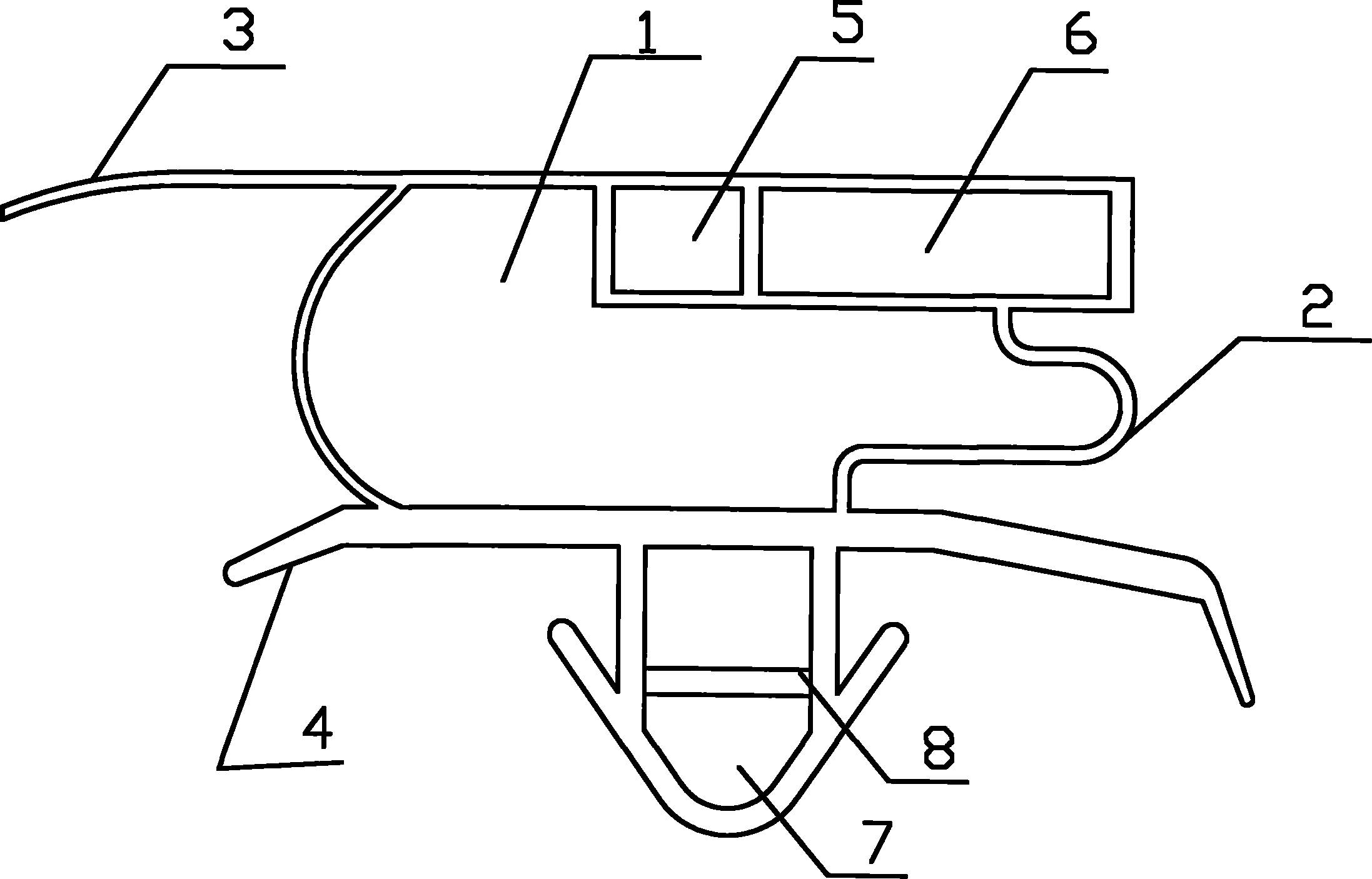 新型冰箱門封結構