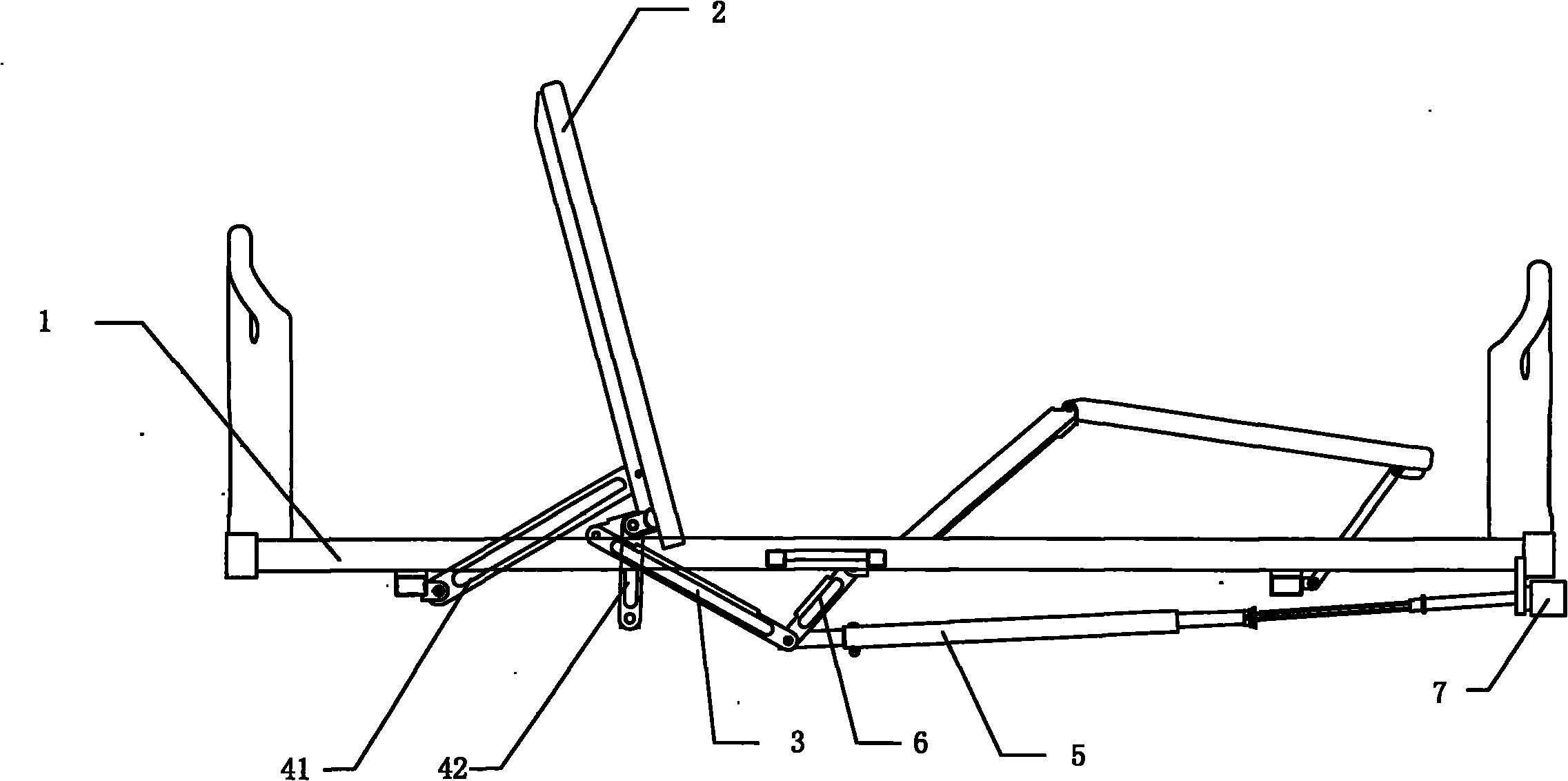 cn201500247u_护理床的起背机构有效