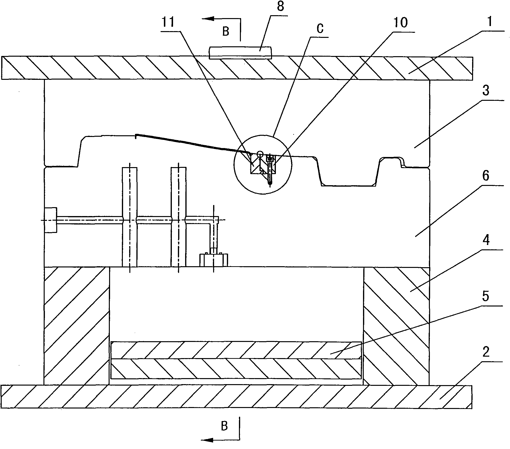 注塑模具潜伏分体式浇口镶块