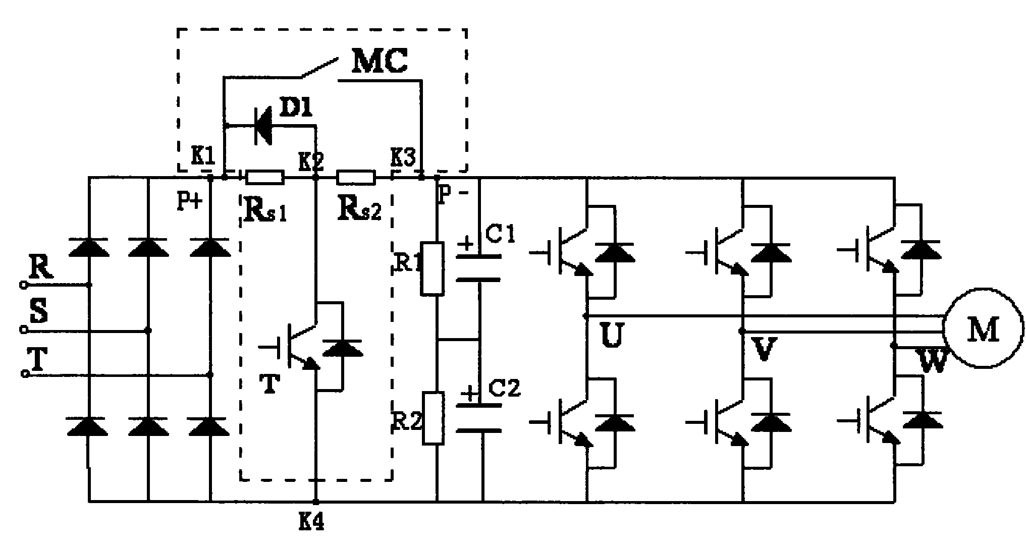 变频模块电路原理图图片