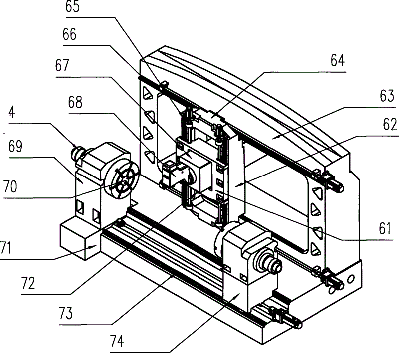 一种卧式车铣复合加工中心