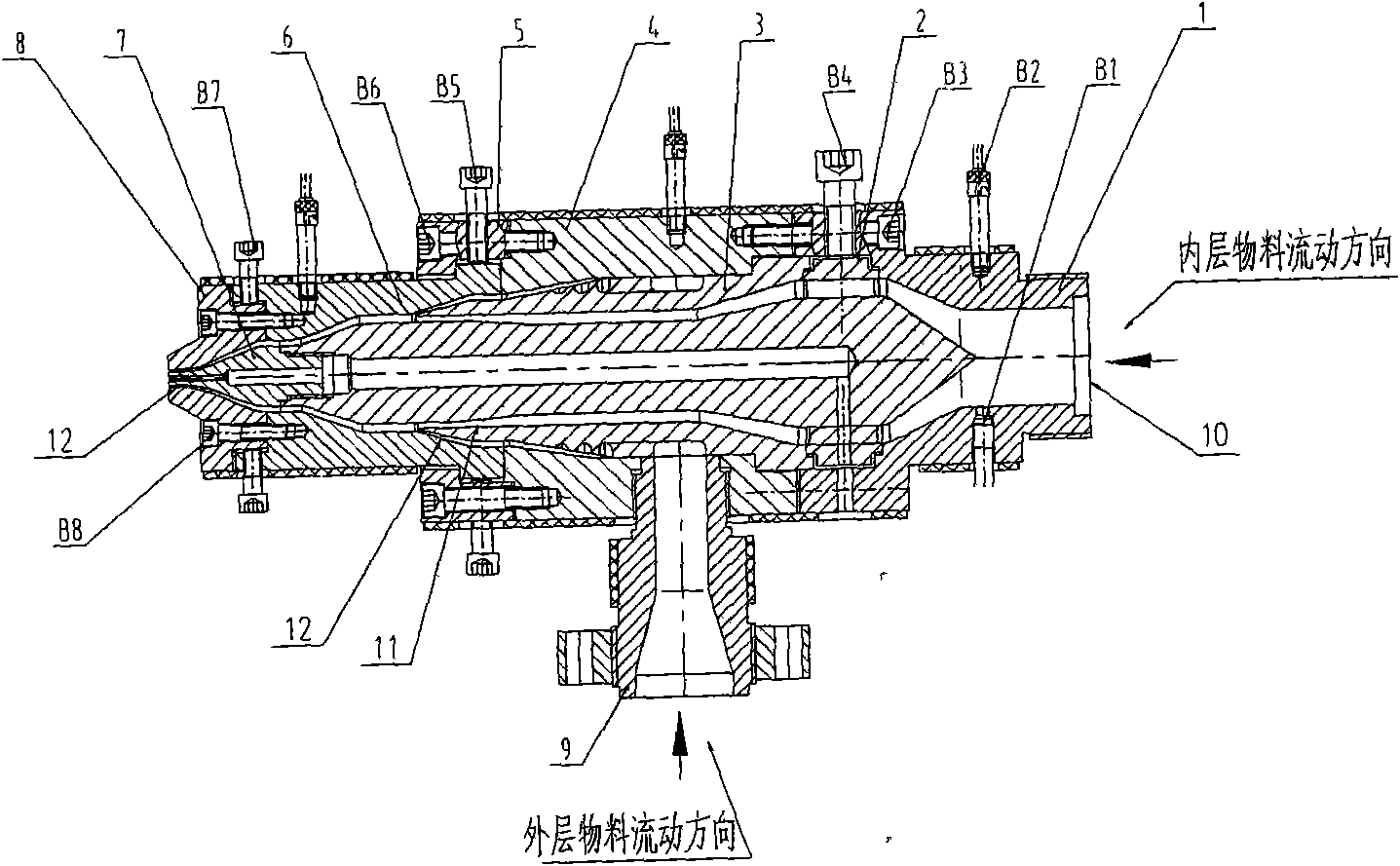 双层模具结构图图片