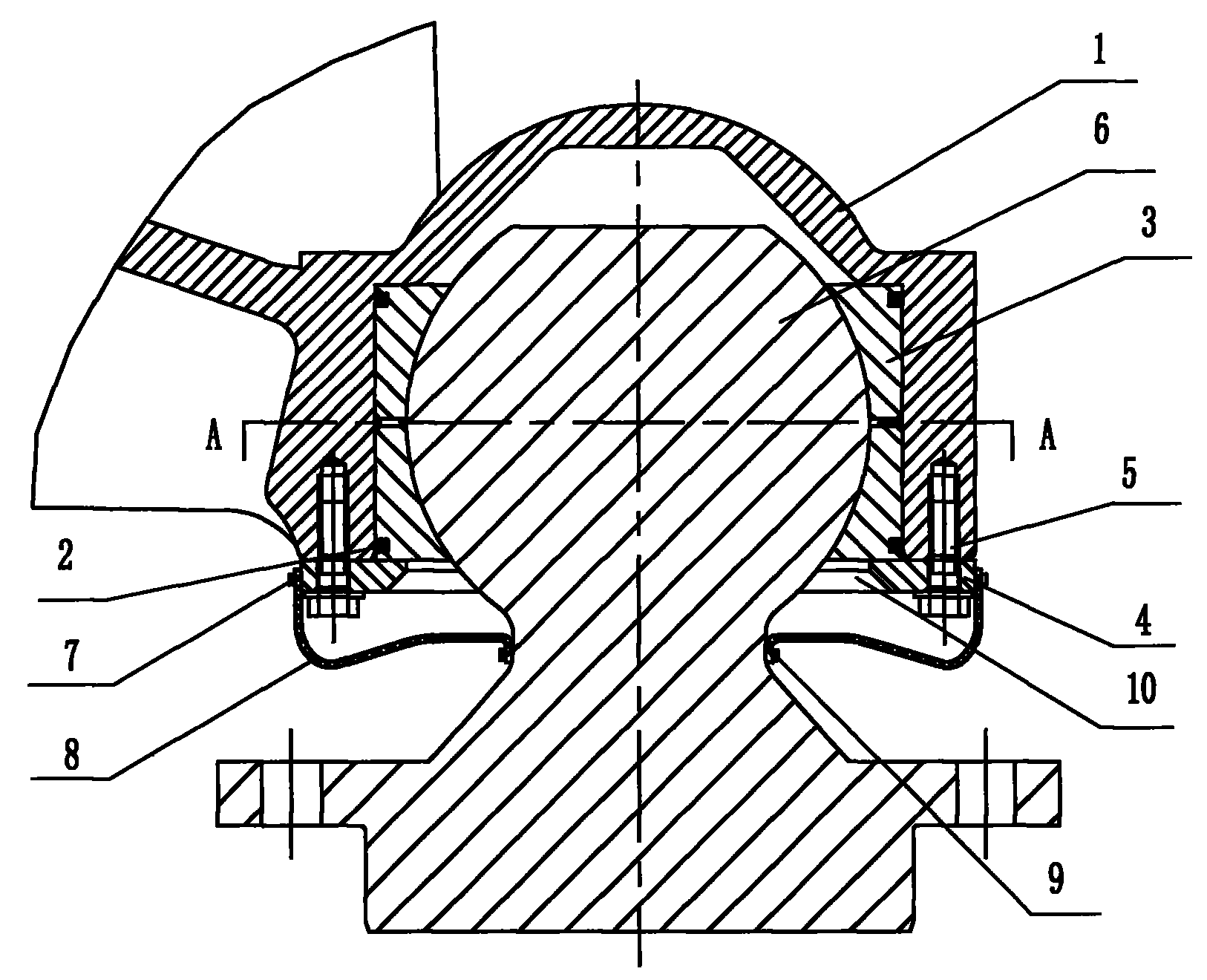 cn201535313u_汽车悬挂球头总成失效