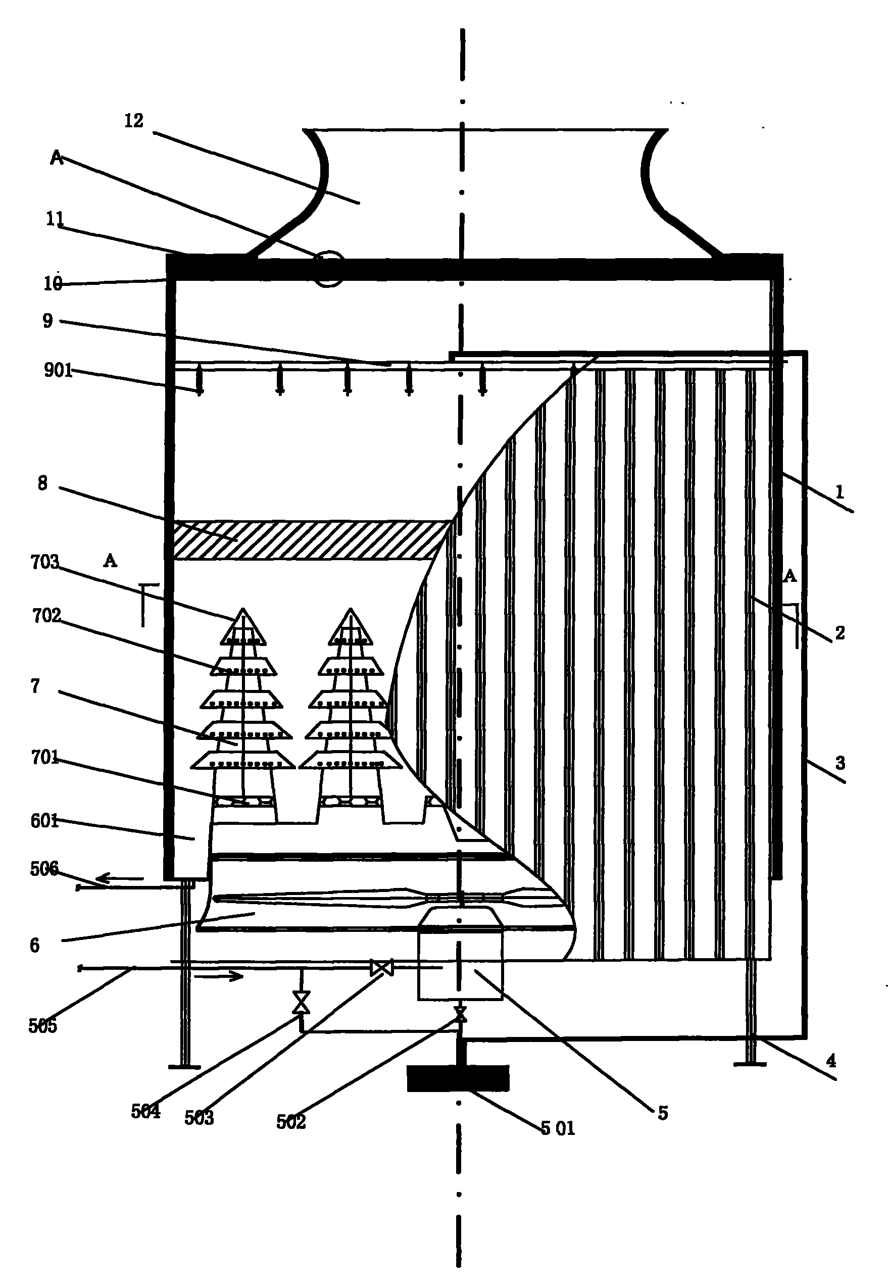 冷却塔立体图图片