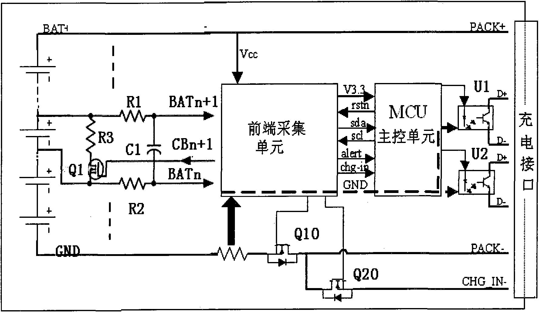 锂电池均衡控制电路