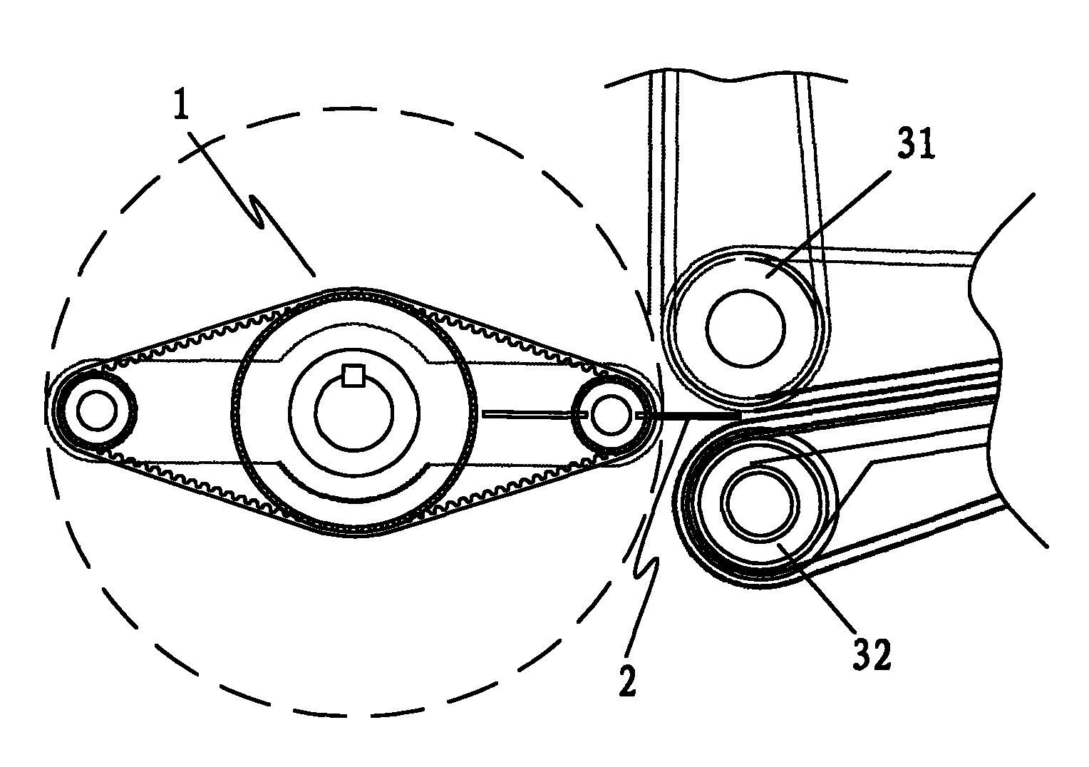 的一对夹纸辊共同作用完成折叠动作,所述的夹纸辊平行上下排列两相临