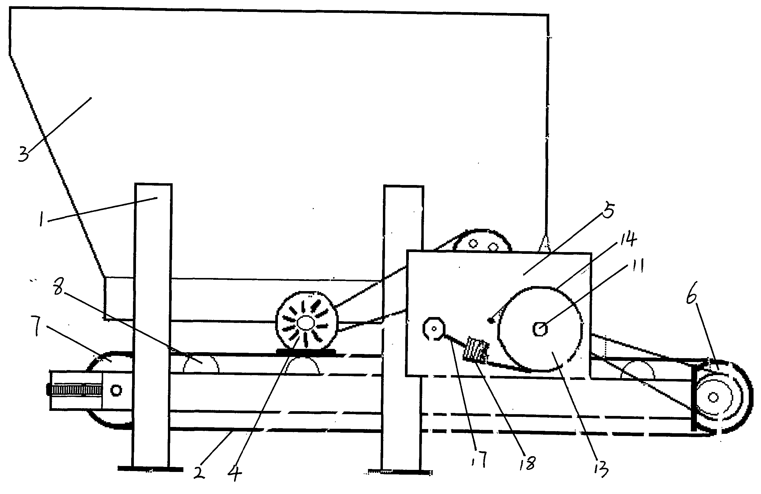 夹杆锤夯填机用自动填料装置