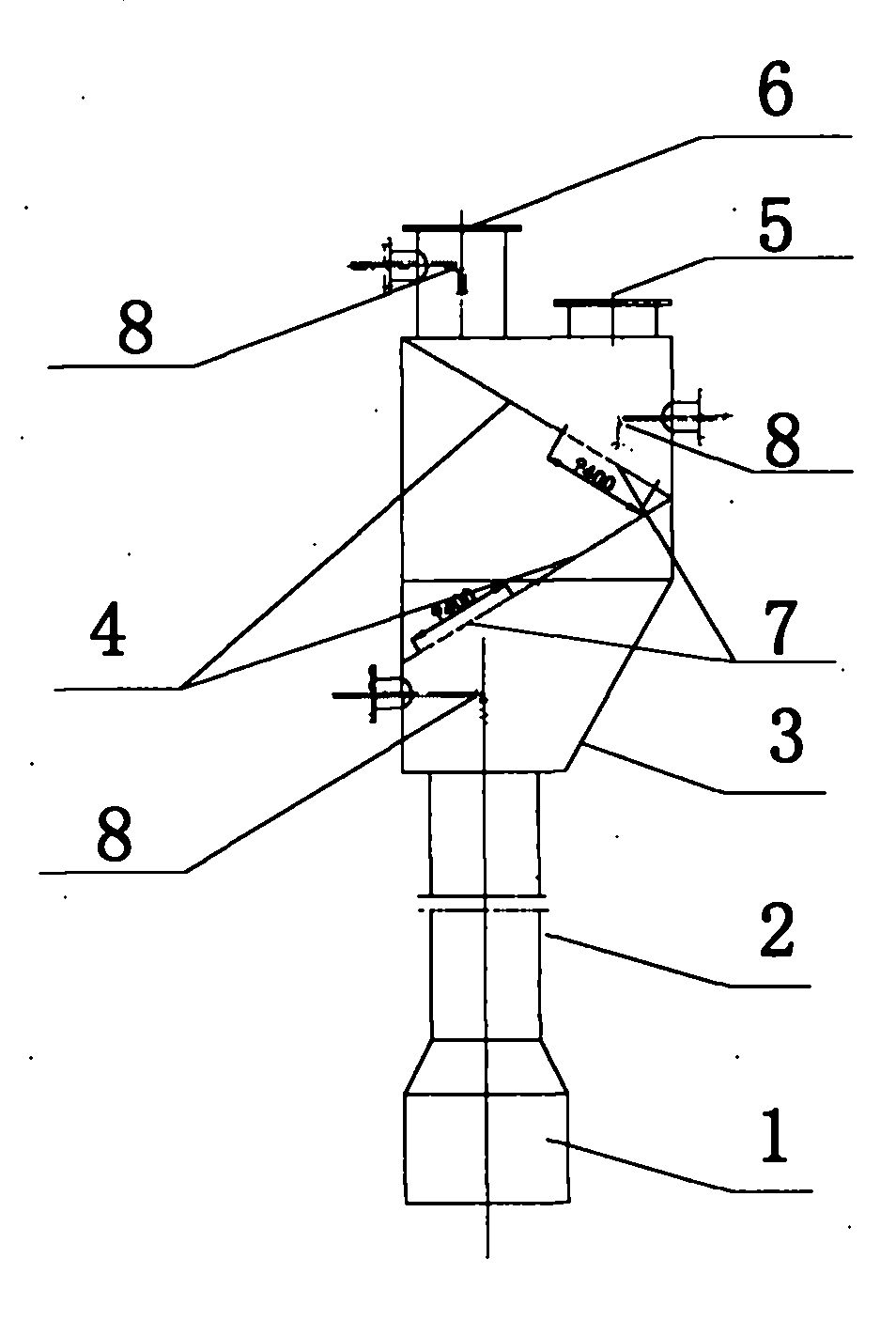 一种无动力酸雾捕集器
