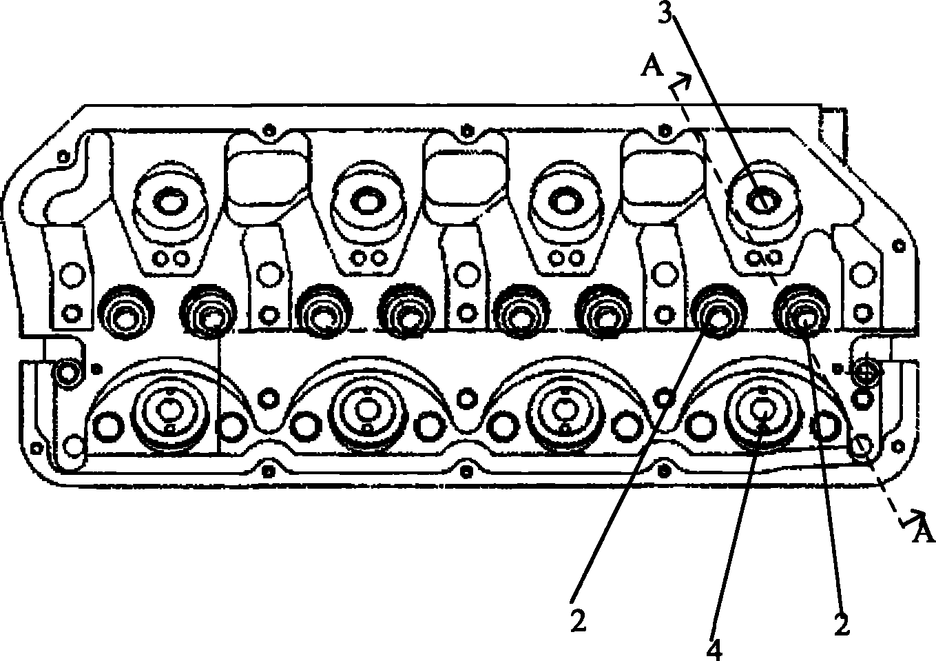 一种整体式气缸盖