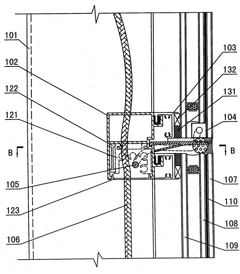 的副框,所述副框用于装配墙面部件;其中,所述墙面部件设置为光伏组件